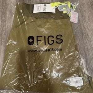 FIGS Martini Olive High Waisted Livingston small petite pants